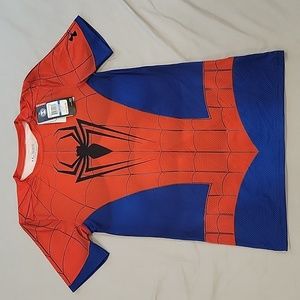 Under Armour Spiderman Marvel Heatgear T-shirt 1285615-600 Size YXL